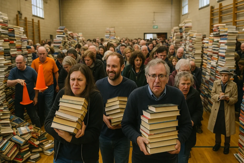 Hundreds Trapped for Hours in Record-Breaking Book Sale Frenzy